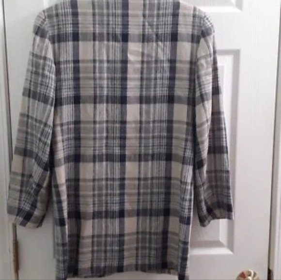 EXPRESS Plaid Women's Blazer - Picture 3 of 10